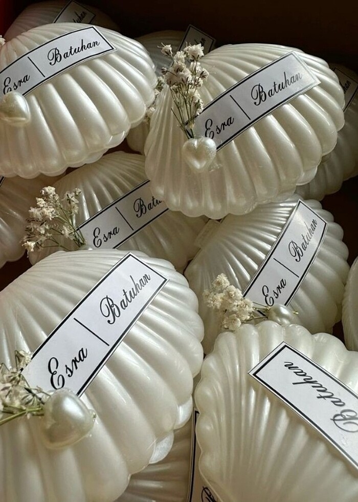 Istiridye hediyelik mum - Görsel 2