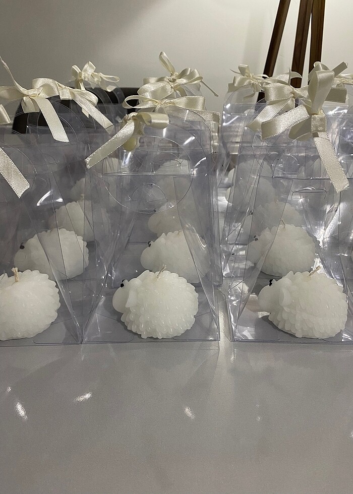 Hediyelik kuzu mum - Görsel 2