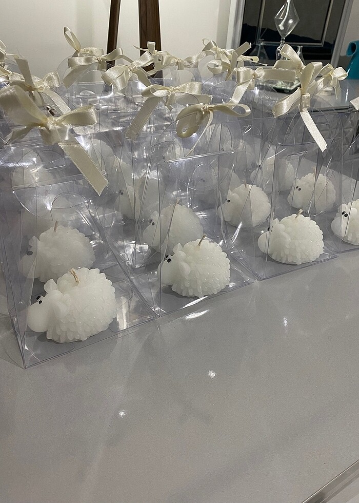 Hediyelik kuzu mum - Görsel 3