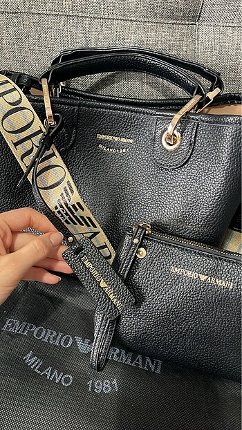 Beden siyah Renk Emporio armani çanta