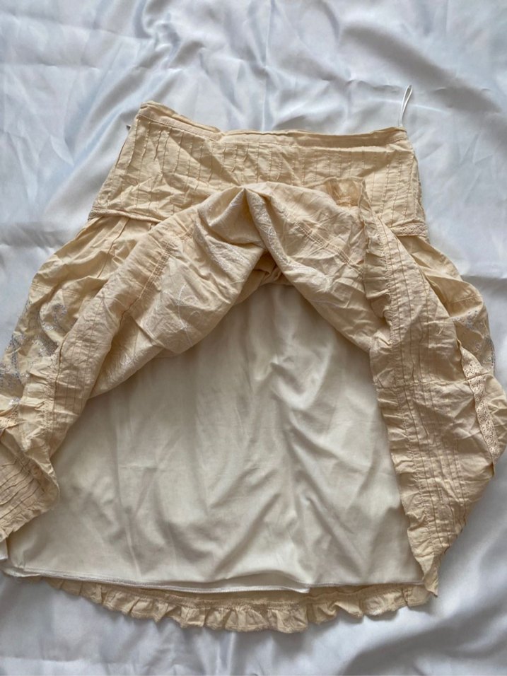 işleme detaylı midi etek - Görsel 5