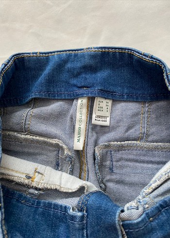 mango yüksek bel mini şort - Görsel 4