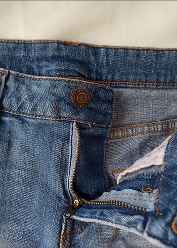 mango kot şort - Görsel 2