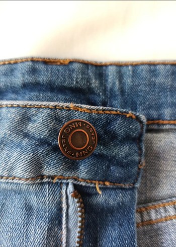 mango kot şort - Görsel 3