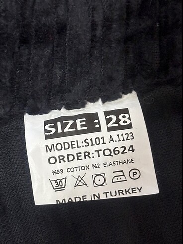 Diğer Fitilli kadife 28 beden siyah mini etek