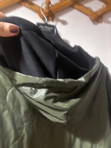 m Beden haki Renk Mevsimlik mont,m beden yeşil-siyah