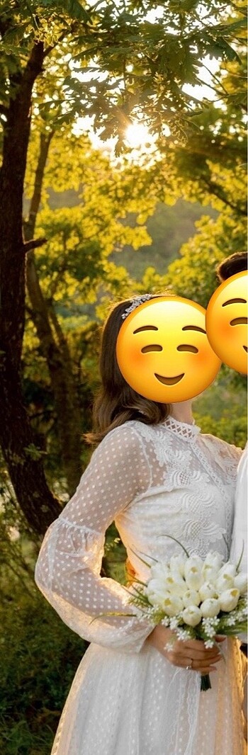 Nikah / dış çekim elbisesi - Görsel 3