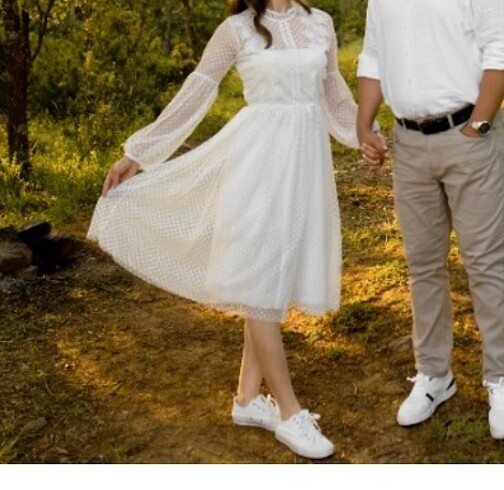 Nikah / dış çekim elbisesi - Görsel 4