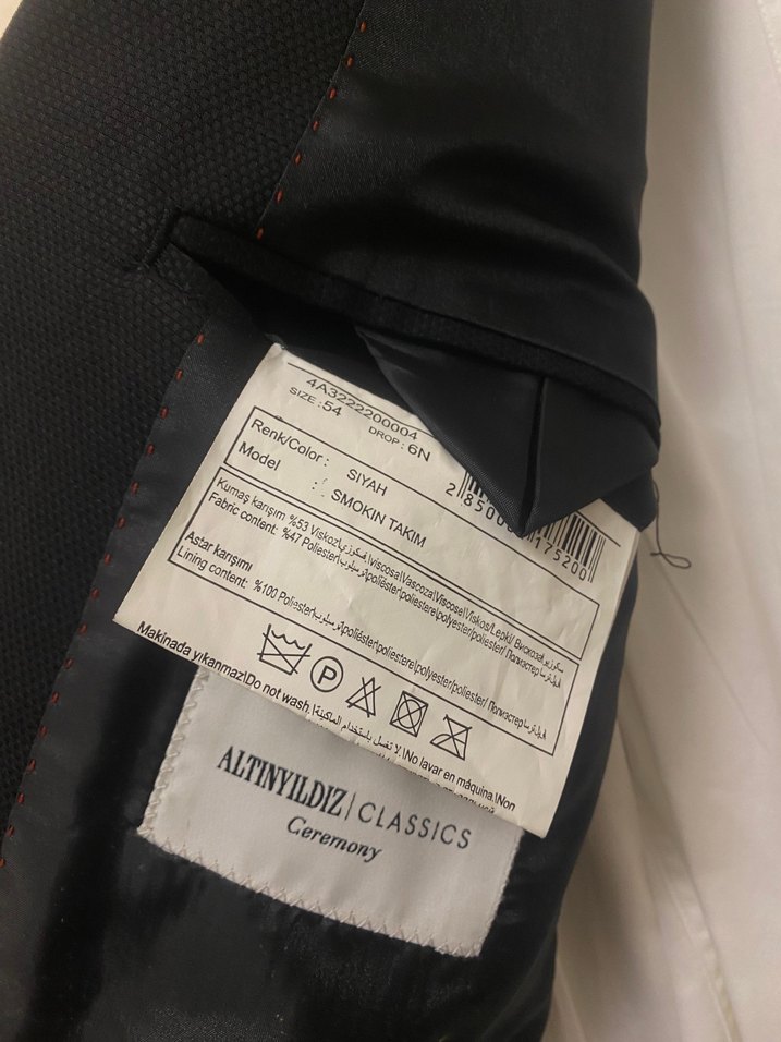 Altınyıldız classics ceremony smokin ceket - Görsel 4