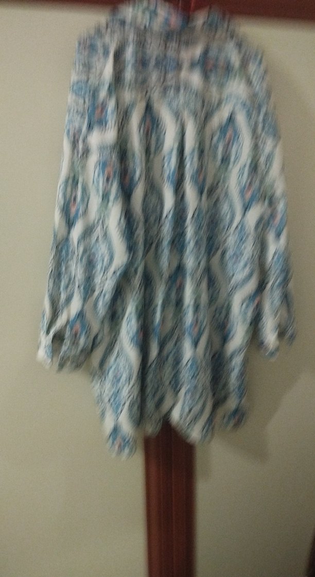 Uzun Kollu Bohem Çok Renkli Tunik - Görsel 4