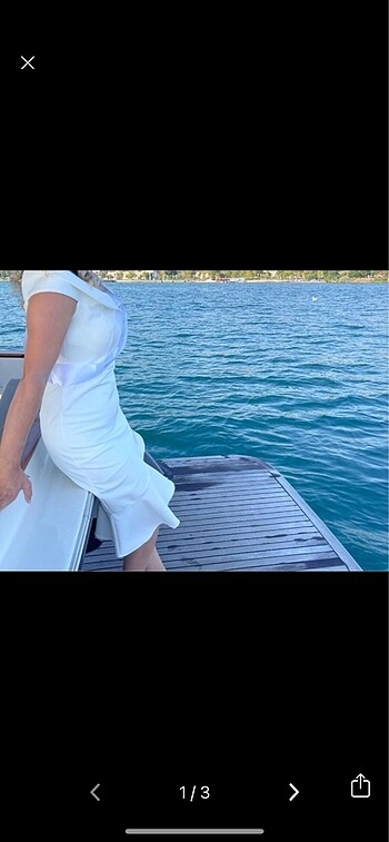 s Beden Beyaz elbise
