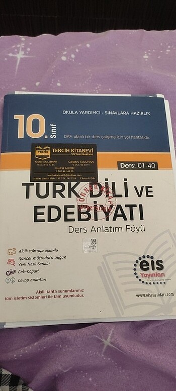 10. Sınıf türk dili ve edebiyatı eis yayınları daf