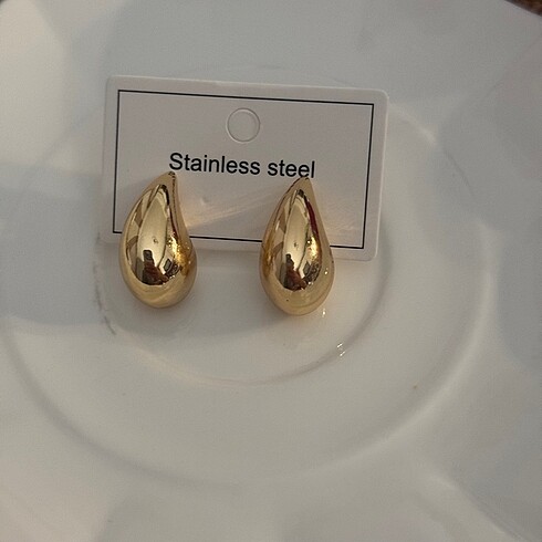 Accessorize Çelik bottega küpe