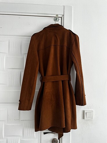m Beden kahverengi Renk Trench coat