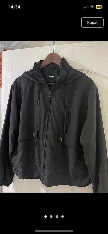 xl Beden gri Renk H&M ve pull and bear ceket