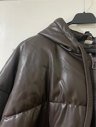 xl Beden H&M Deri Şişme Mont