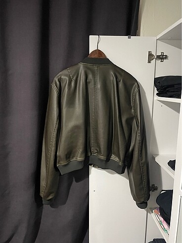 xl Beden kahverengi Renk PULL&BEAR DERİ CEKET