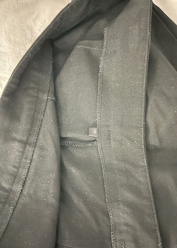 Siyah Pilili Mini Şort Etek - Görsel 4