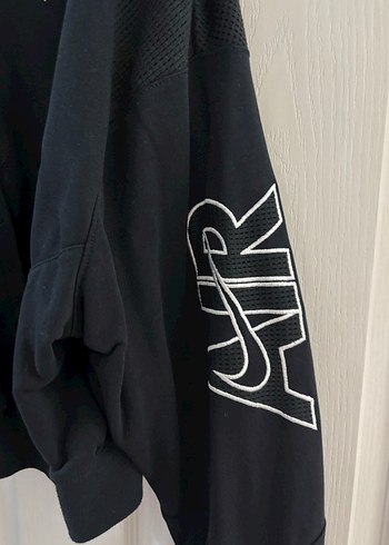 Orijinal Nike Air Siyah Kapüşonlu Hırka - Görsel 3