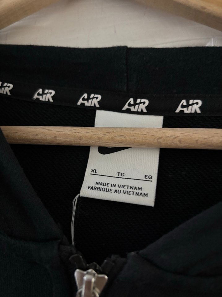 Orijinal Nike Air Siyah Kapüşonlu Hırka - Görsel 4