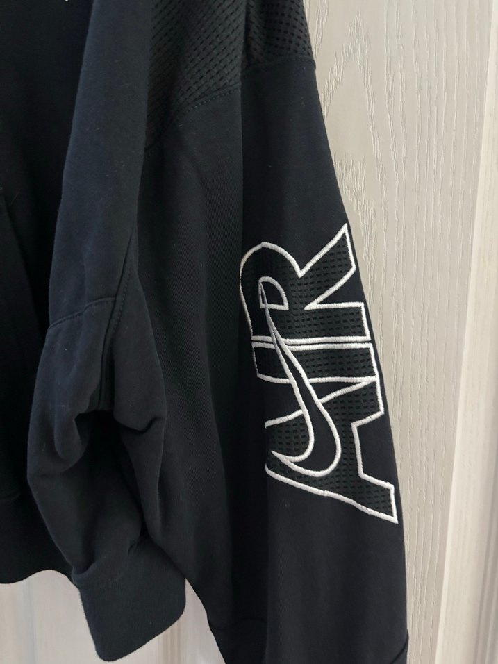 Orijinal Nike Air Siyah Kapüşonlu Hırka - Görsel 3