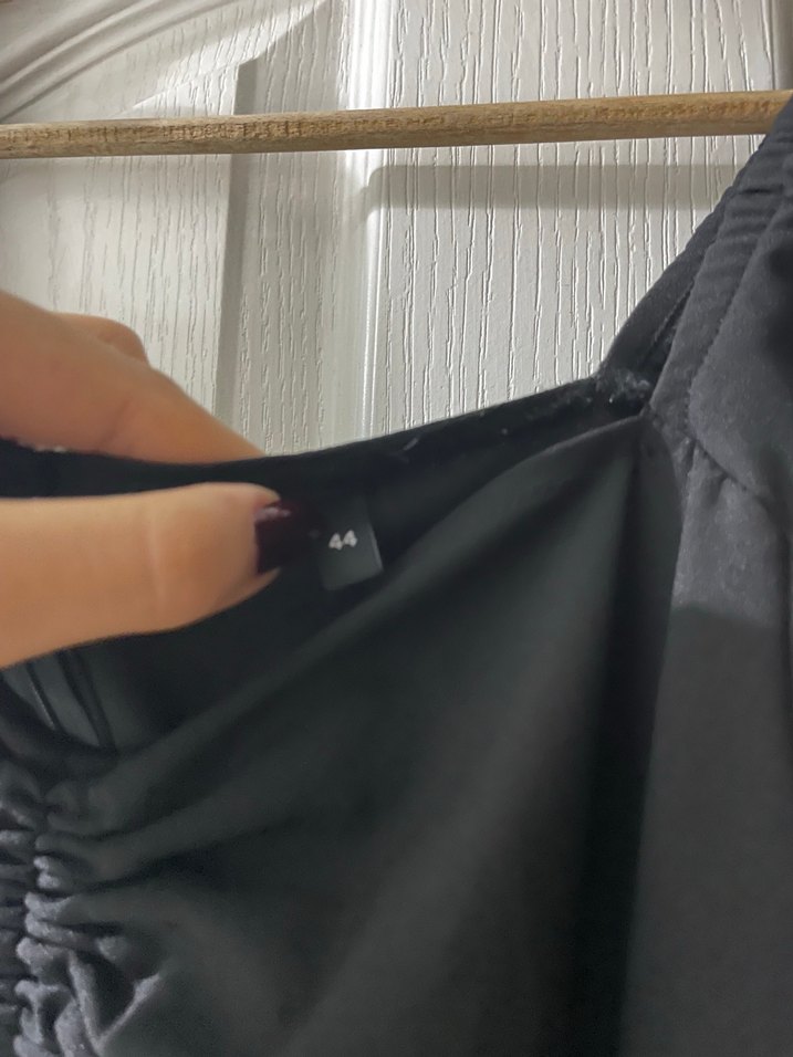 Siyah Mini Elbise - Görsel 2