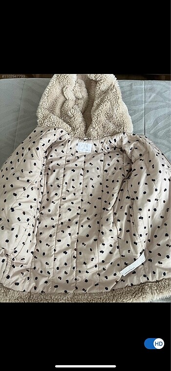7 Yaş Beden Zara Kız çocuk peluş kaban