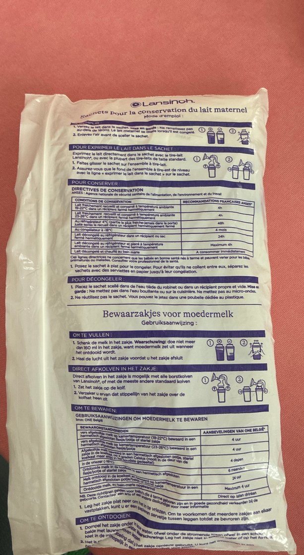 Pastel Mavi Süt Saklama Poşetleri - Görsel 3