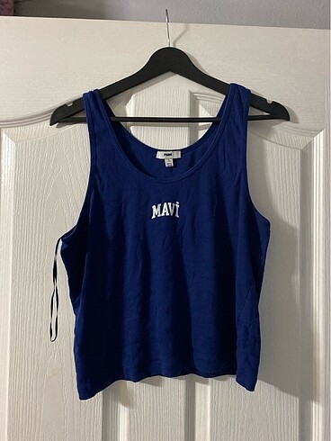 Mavi marka askılı