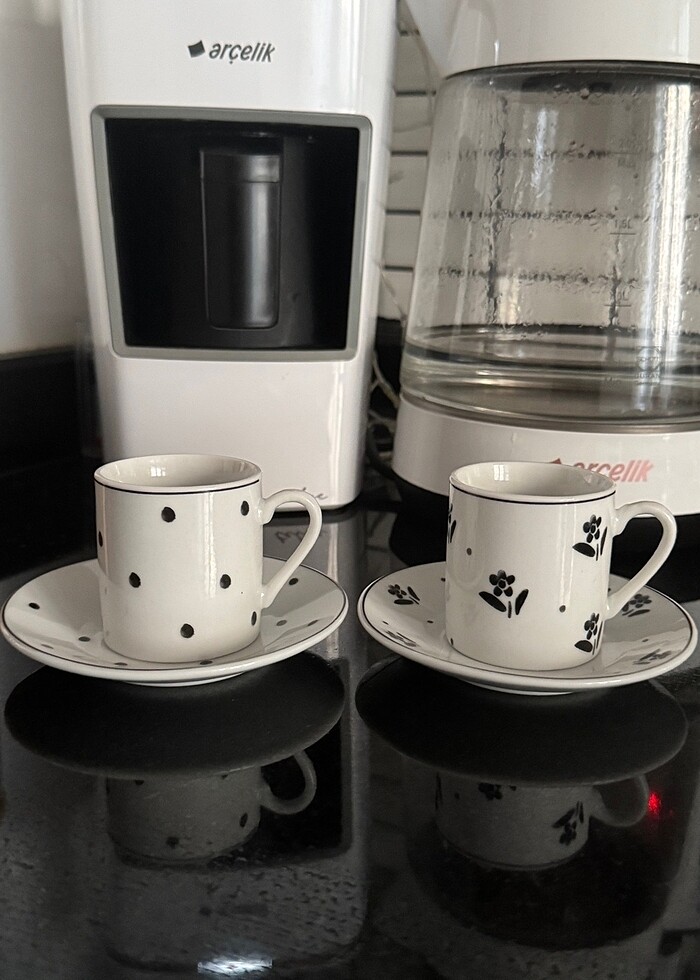 English home ikili kahve fincanı - Görsel 3