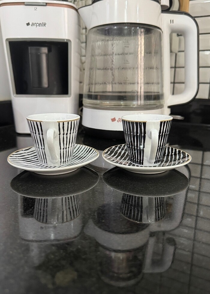 English home ikili kahve fincanı - Görsel 3