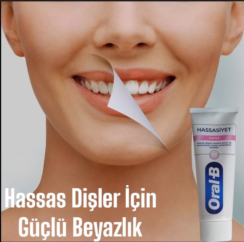 Oral-B Hassasiyet Diş Macunu Nane Aromalı Diş Macun sıkacağı - Görsel 3