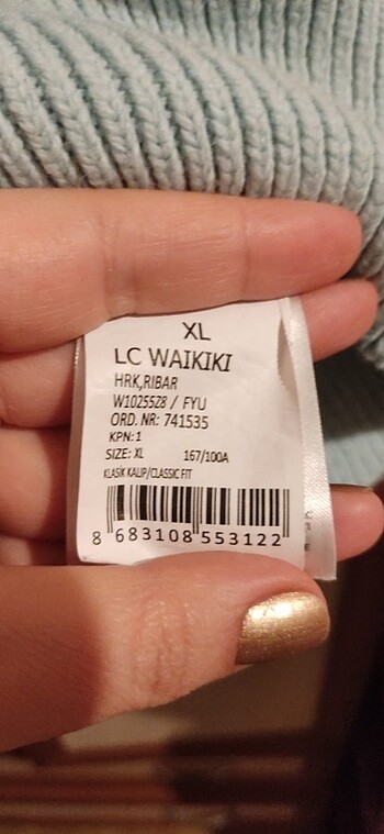 xl Beden turkuaz Renk Kazak