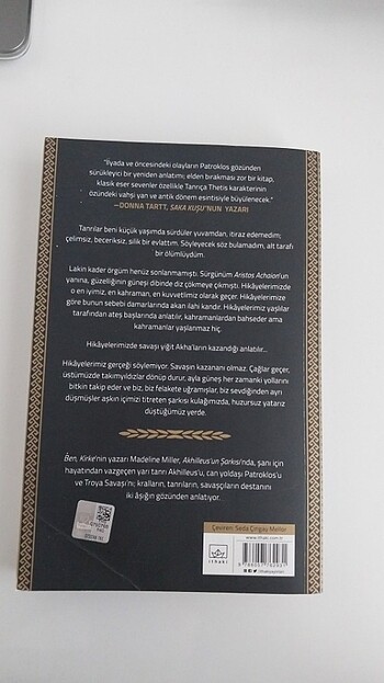 Beden Akhilleus 'un şarkısı - Madeline Miller