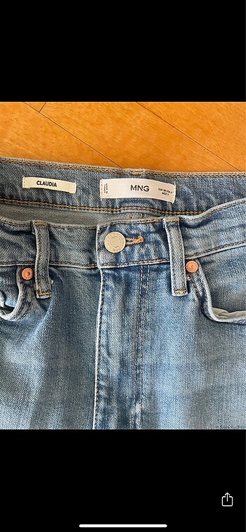 s Beden mavi Renk Mango pantolon