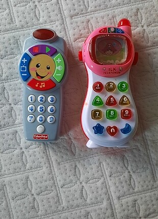 Oyuncak telefon ve kumanda