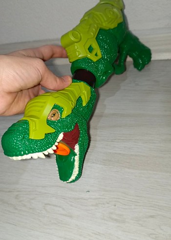 Renkli Yeşil Timsah Figürlü Oyuncak Tabanca - Görsel 2