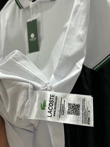 Lacoste Beyaz Lacoste Polo Yaka