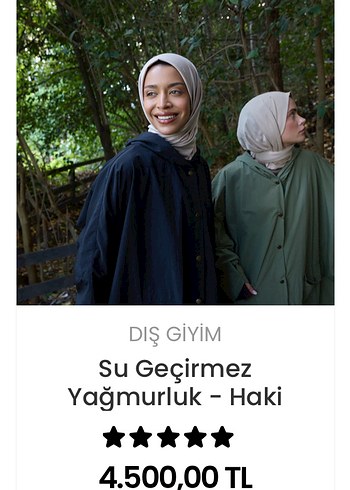 Bol kesim Kesim Kadın Yağmurluk - Görsel 4