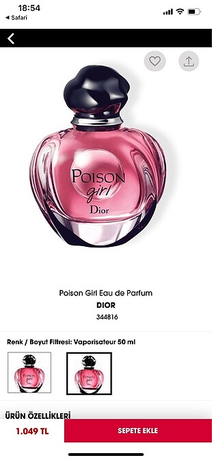 Dior poison girl