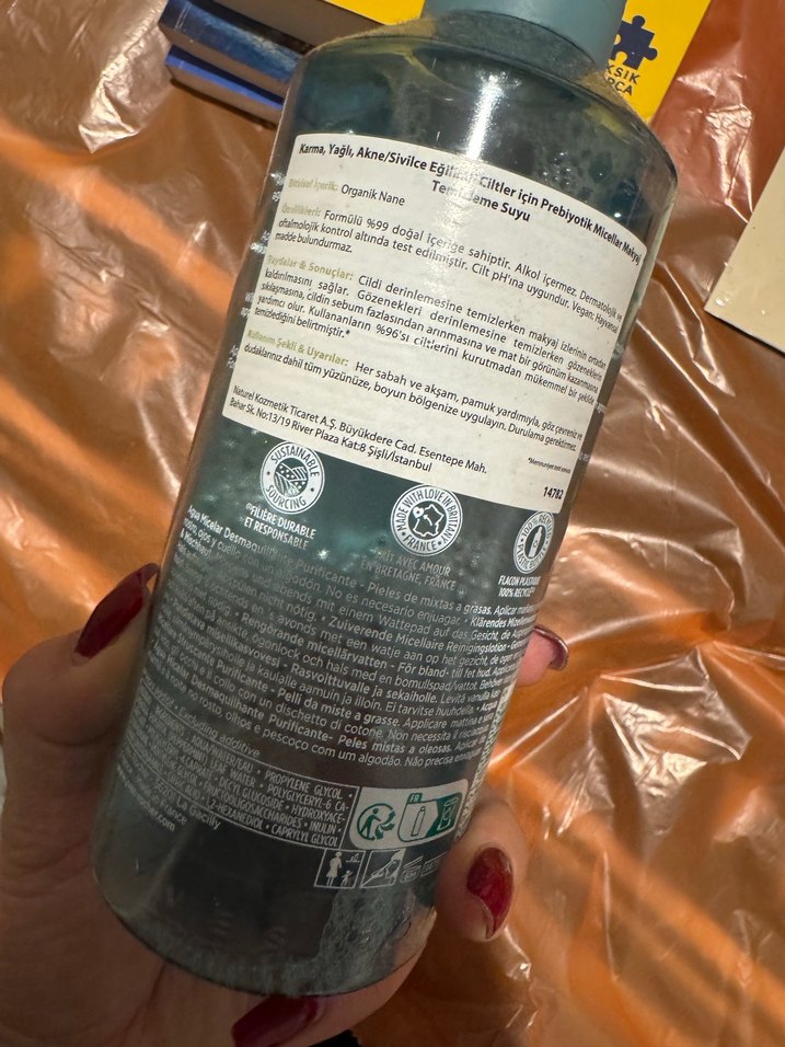 Yves Rocher Organik Nane Özlü Makyaj Temizleyici - Görsel 2