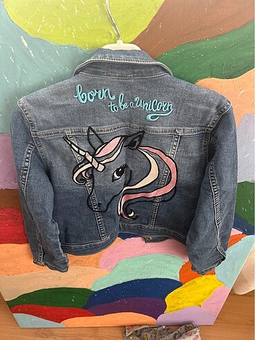 H&M unicorn kot ceket