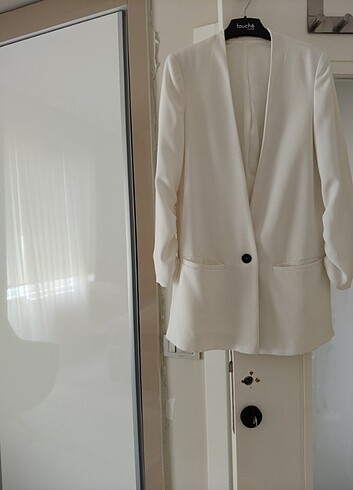 Mango beyaz Blazer ceket 