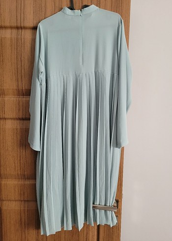 Diğer Diger Buz mavisi Uzun Kollu Piliseli Elbise Tunik