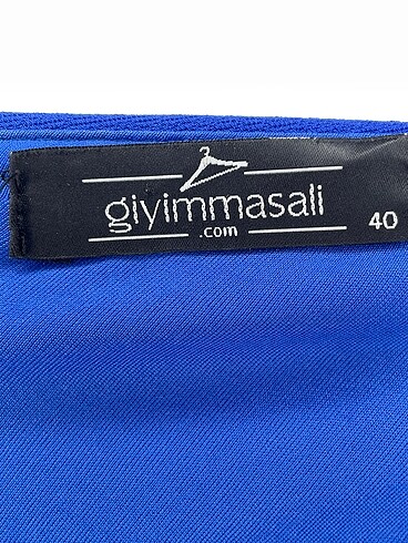 40 Beden mavi Renk Vintage Love Kısa Elbise %70 İndirimli.