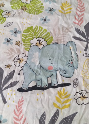 Sarı Pastel Desenli Çocuk Nevresim Takımı - Görsel 2