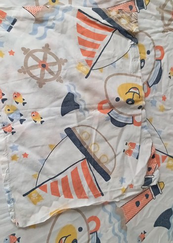 Çocuklar için Deniz Temalı Baskılı Uyku Seti - Görsel 2