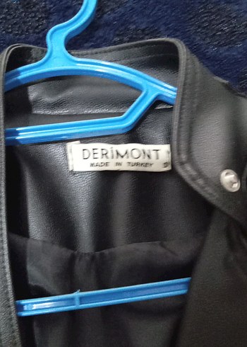 Siyah Parlak Deri Biker Ceket Kadın - Görsel 2