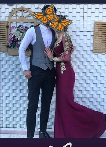Diğer Bordo abiye