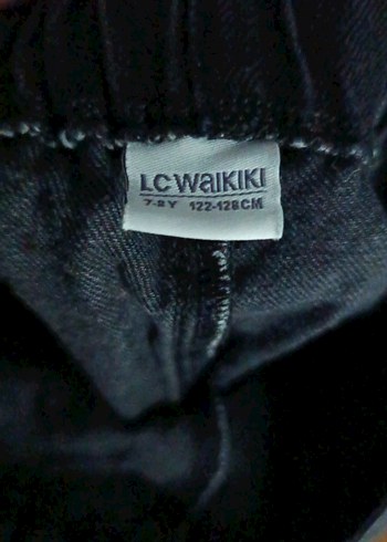 7-8 Yaş Kız Çocuk Kot Şort Siyah - Görsel 4